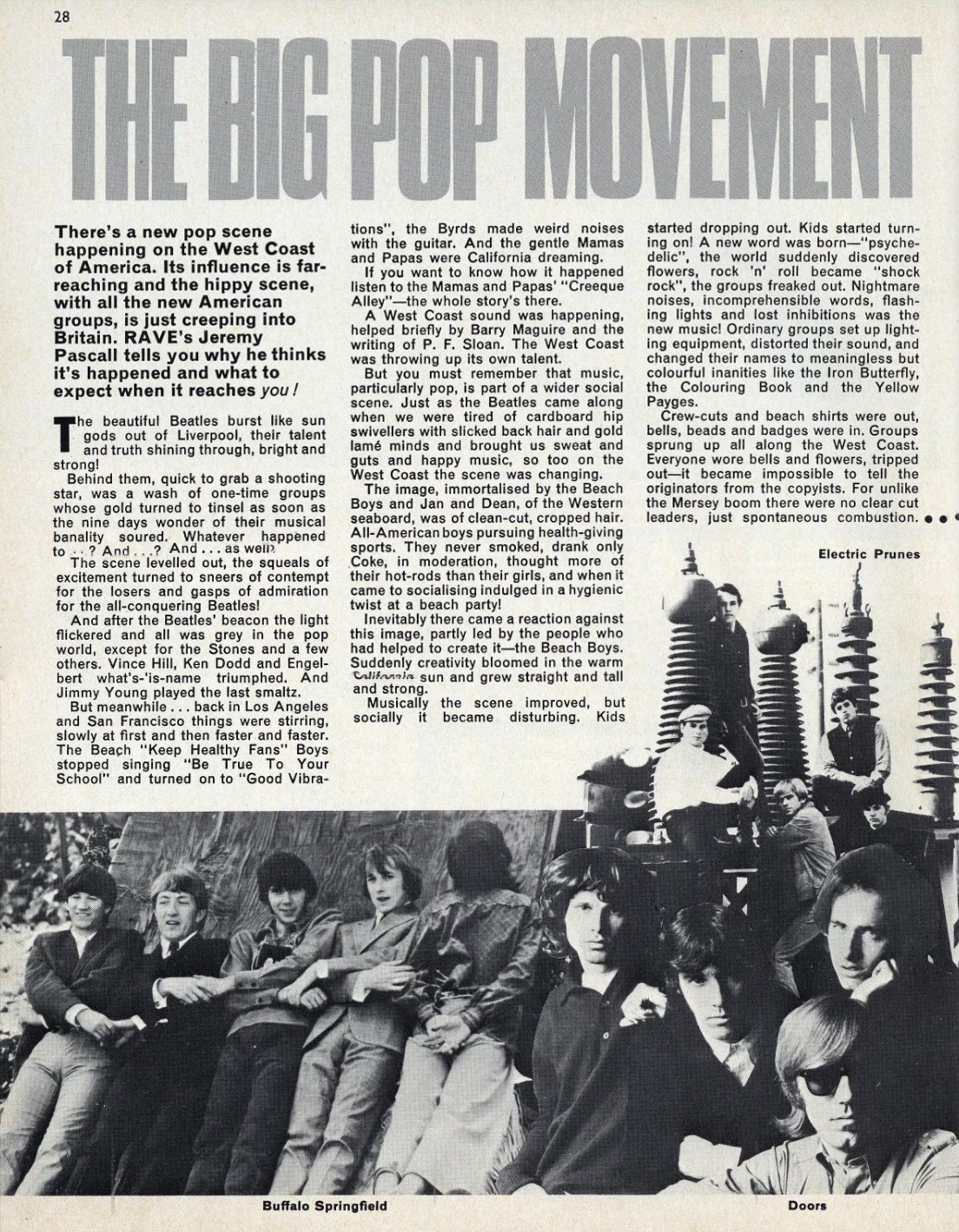 Rave Magazine, Bob Dylan front cover